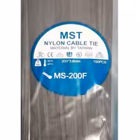 بست کمربندی پلاستیکی 20 سانتی  پک 5 عددی