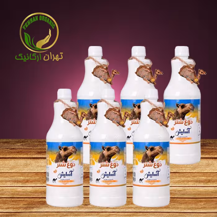 دوغ شتر ارگانیک 1 لیتری (باکس 6عددی)