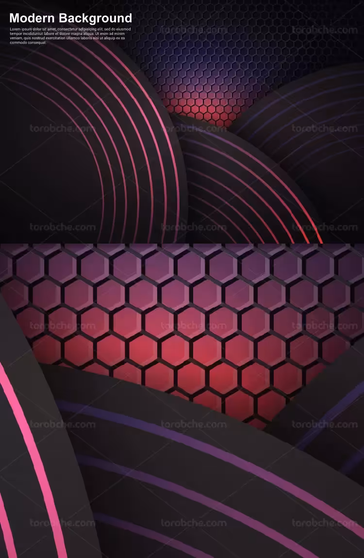 وکتور زمینه مدرن تیره | گرافیک با طعم تربچه