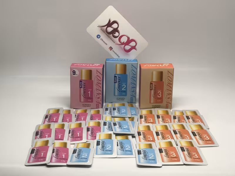 ست ساشه ای لیفت مژه لومنسا پلاس 10 عددی - Lomansa