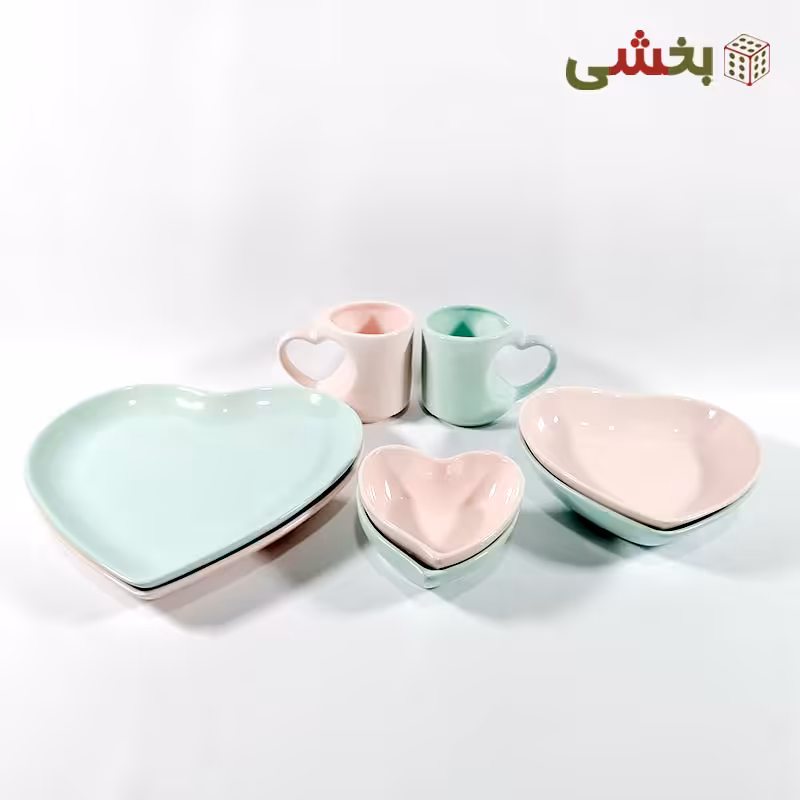 سرویس غذاخوری 8 پارچه ایکیا مدل قلب