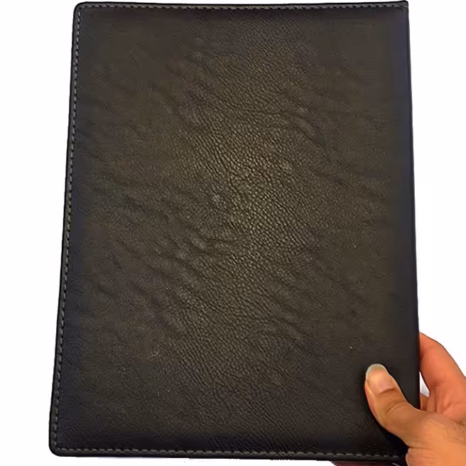 منو چرمی سایز A4 مدل 2 صفحه ای