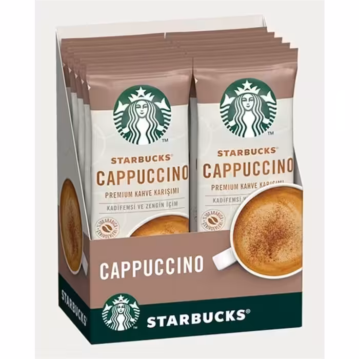 کافی میکس استارباکس با طعم کاپوچینو بسته 10 عددی