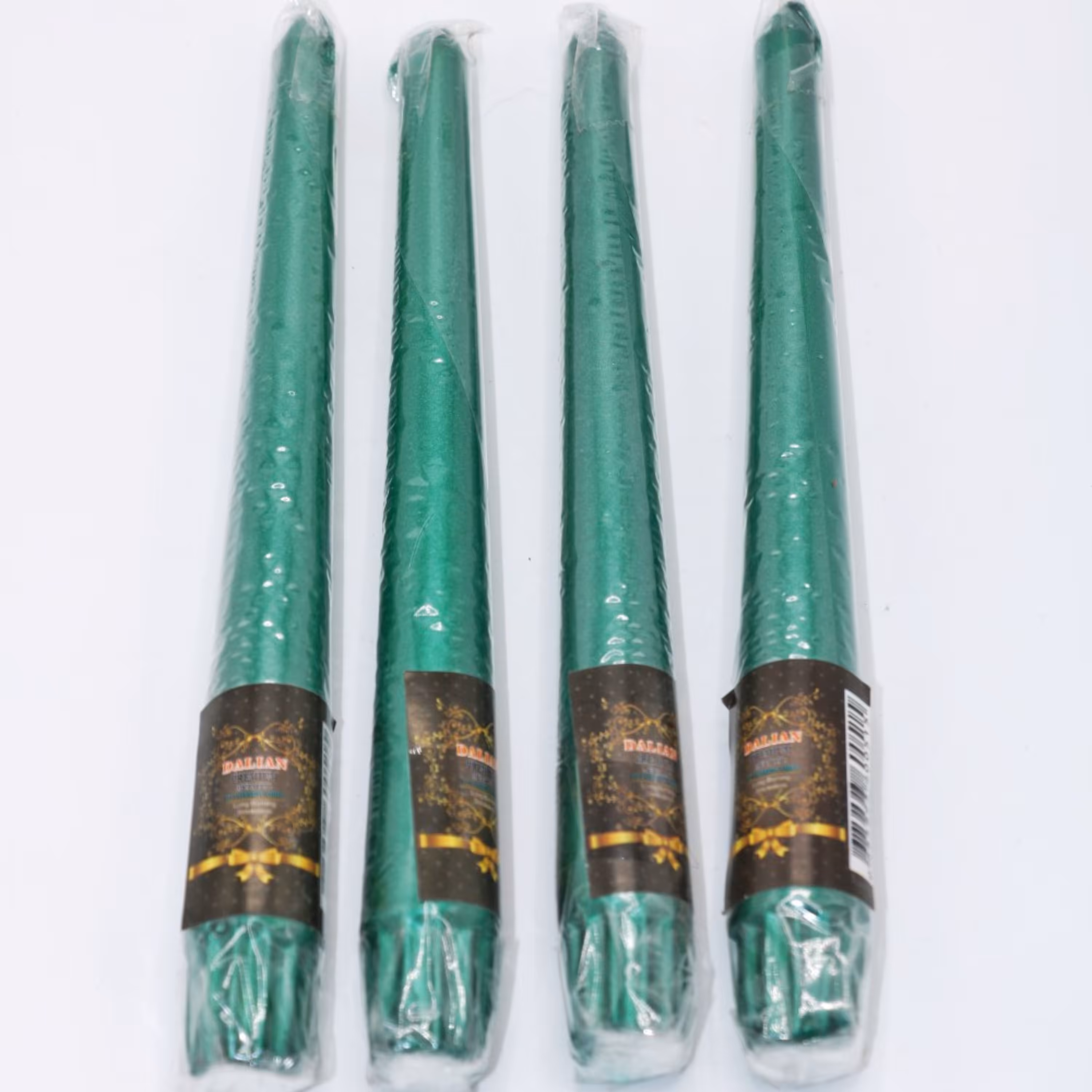 شمع قلمی 20 سانتی سبز تکی