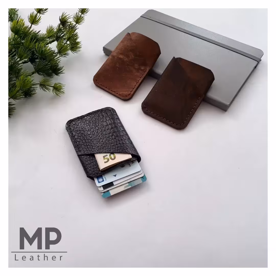 جاکارتی جموجور و کاربردی ، مناسب جیب شلوار آقایون، چرم بزی دستدوز