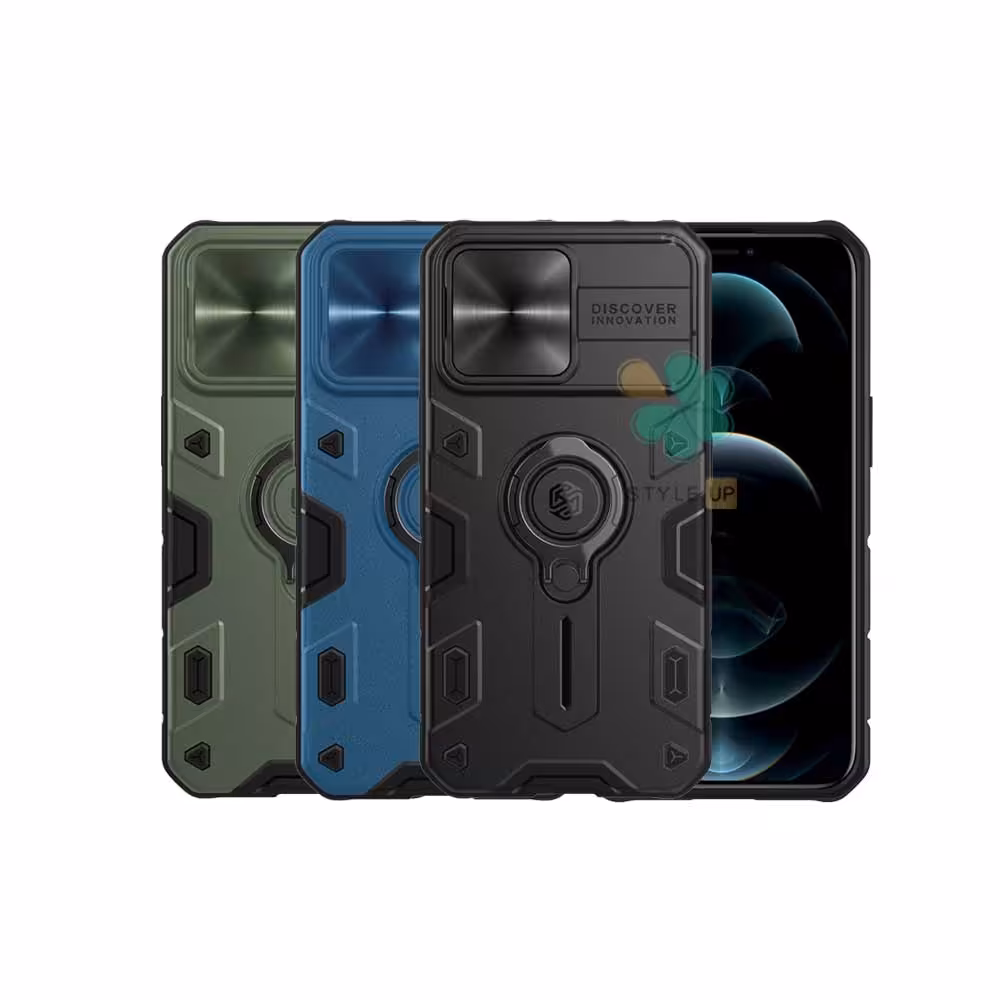 قاب محافظ نیلکین گوشی اپل iPhone 13 Pro Max مدل CamShield Armor
