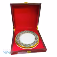 زعفران بسته بندی خاتم جعبه چوبی قرمز