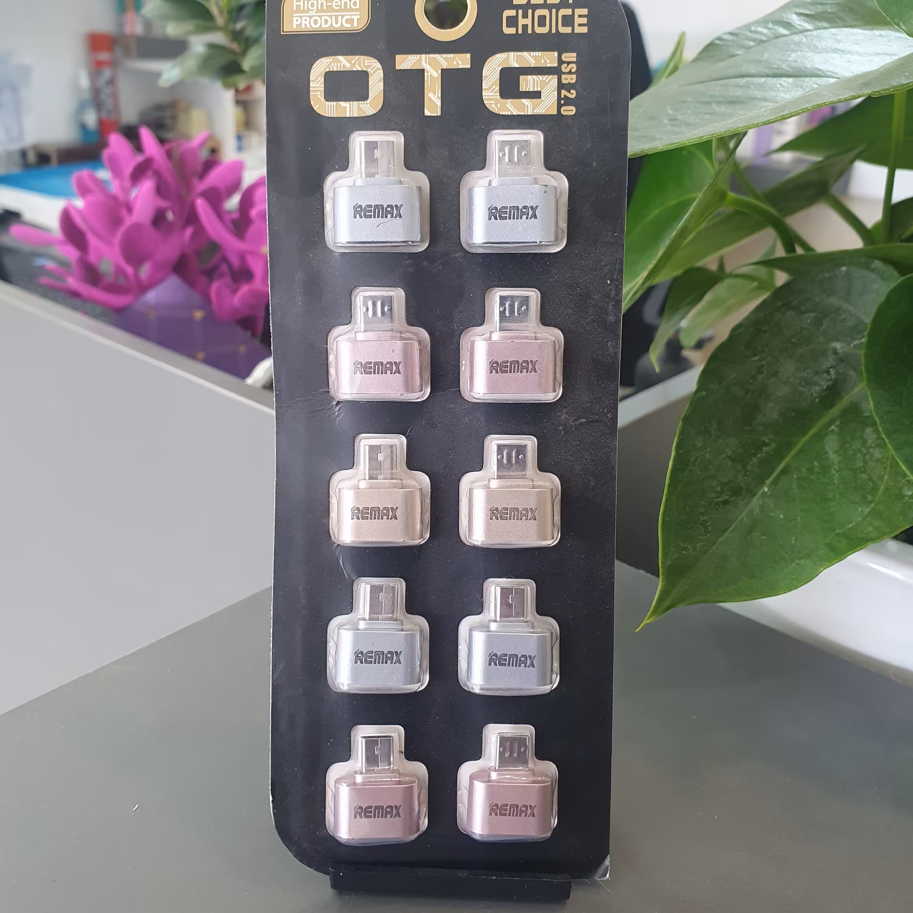 تبدیل OTG ریمکس مدل RA-OTG(دارای رنگ بندی)