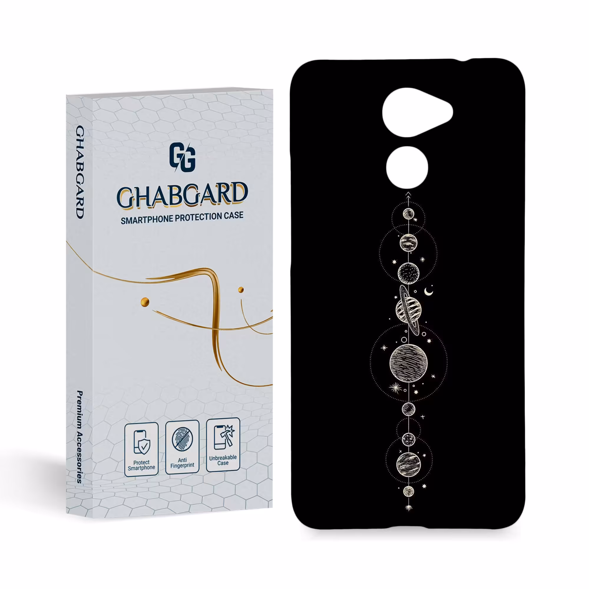 کاور گارد قاب کهکشانی مدل g9144 مناسب برای گوشی موبایل شیائومی y7 prime2017