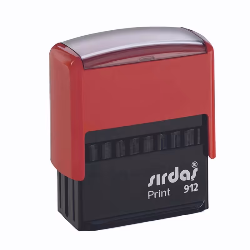 مهر ژلاتینی اتوماتیک برندسرداش مدل 911 ساخت ترکیه مناسب اسم مغازه و کلمات کوتاه تا متوسط