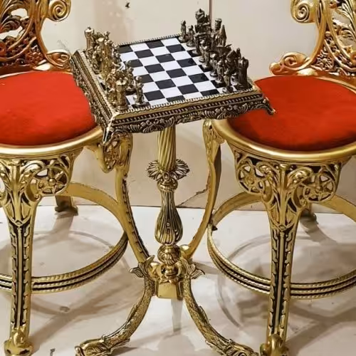 شطرنج برنزی پایه ماهی