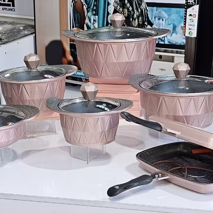 🔥سرویس قابلمه چدن12پارچه آیسل 

🔥