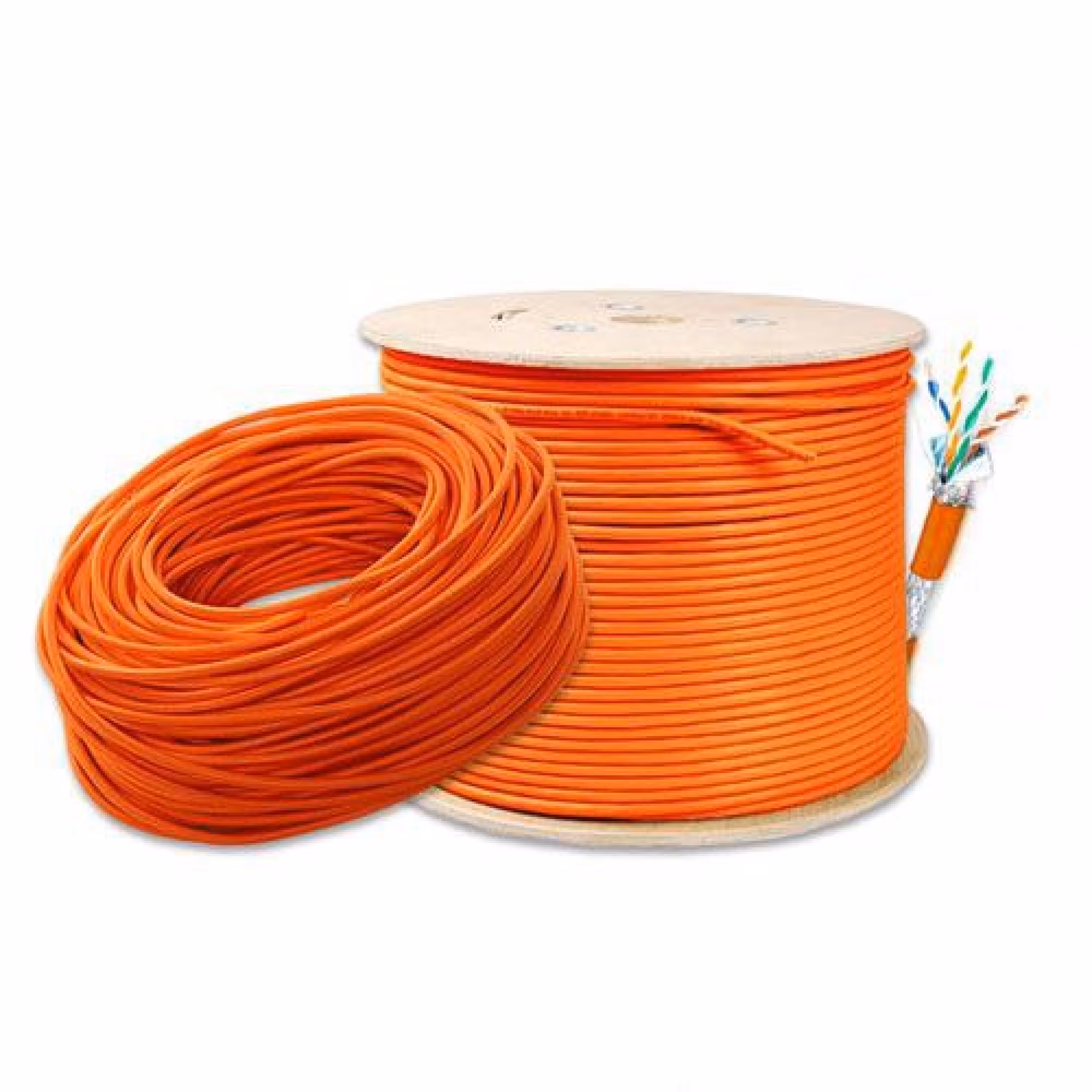 کابل شبکه نگزنس cat6 sftp جنس مغزی آلومینیوم روکش مس (بدون تست فلوک )