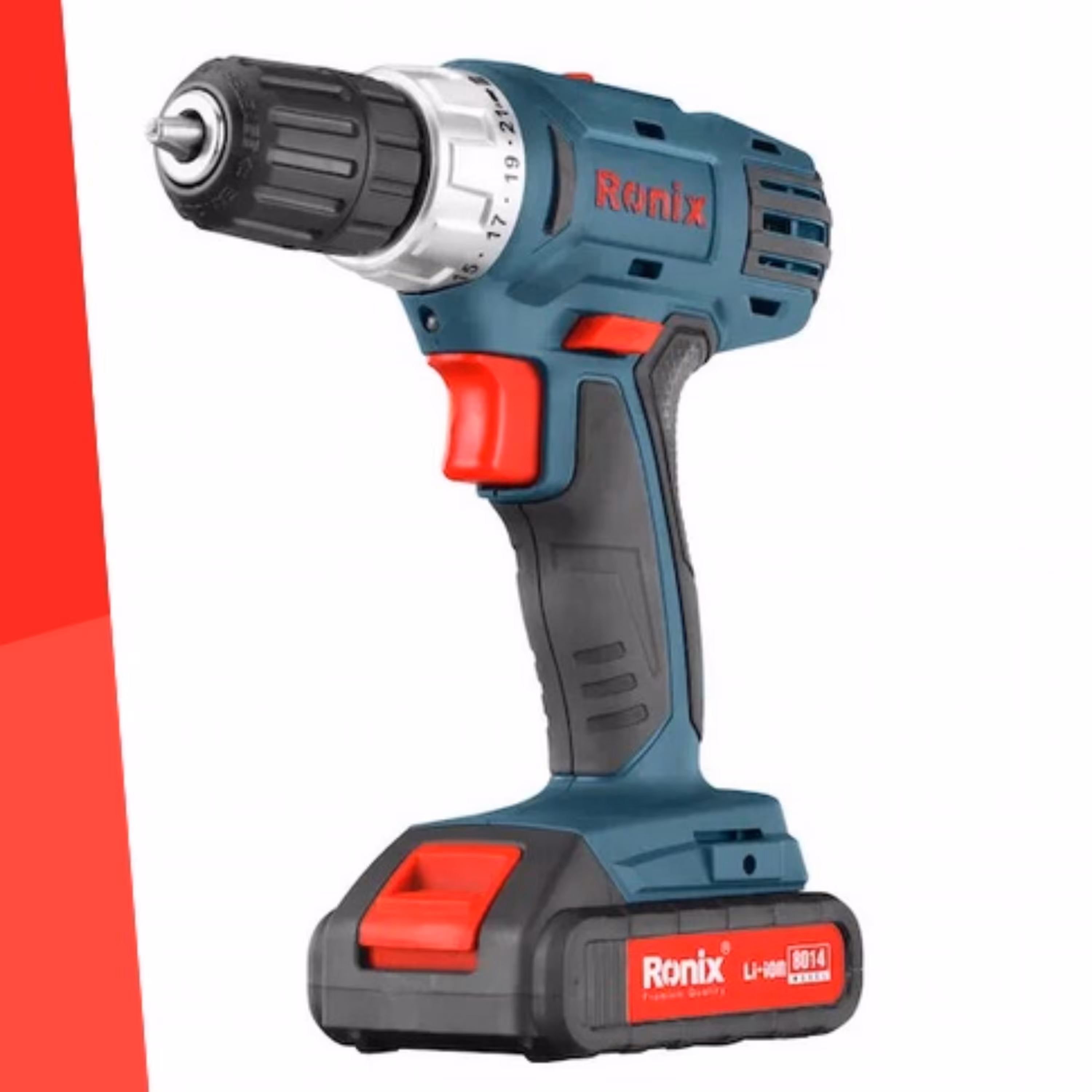 دریل پیچ گوشتی شارژی 14.4 ولت رونیکس مدل ronix 8014