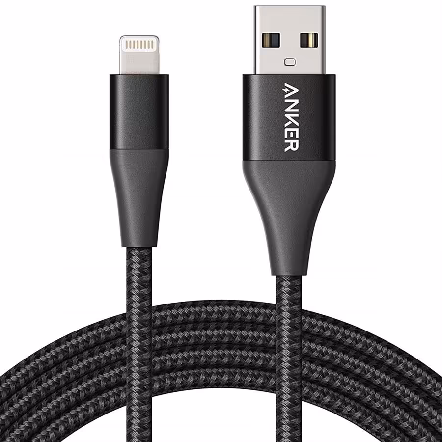 کابل تبدیل USB به لایتنینگ انکر مدل A8453 PowerLine Plus II طول 1.8 متر
