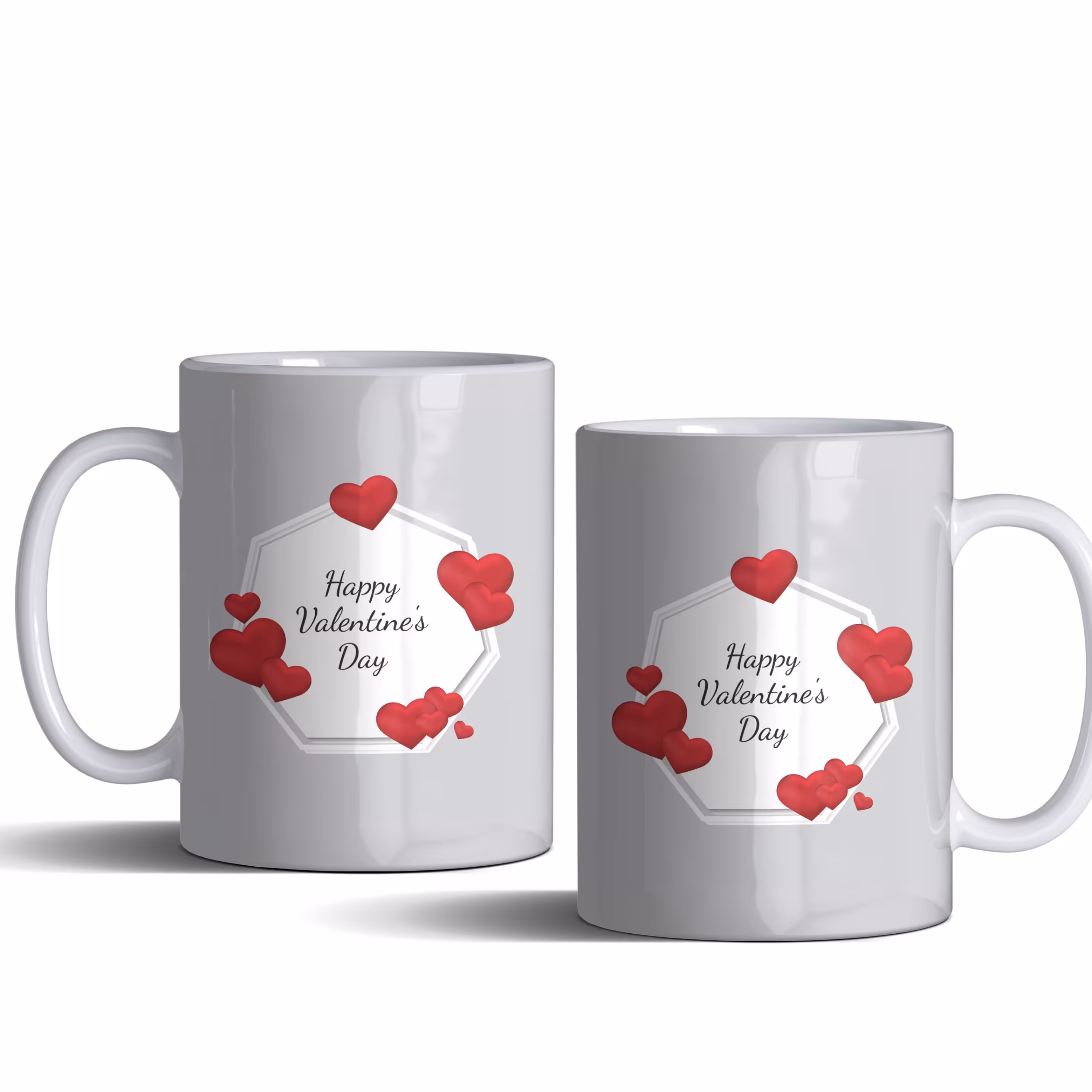 لیوان (ماگ) عاشقانه با متن HAPPY VALENTINE DAY