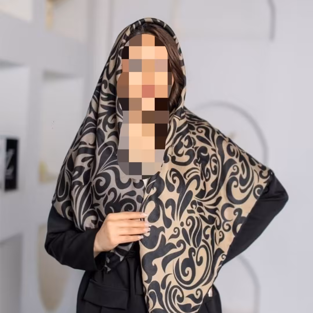 روسری طرح دار  