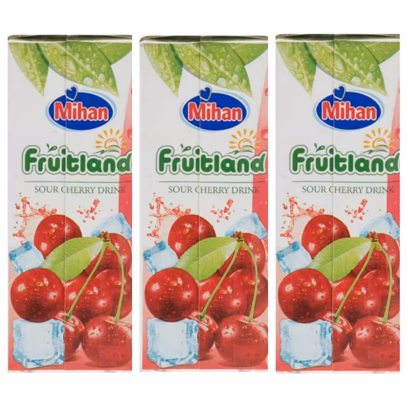 نوشیدنی آلبالو میهن - 200 میلی لیتر بسته 3 عددی