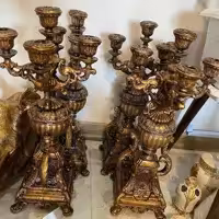دکوری شمعدان 5شعله سلطنتی رومیزی