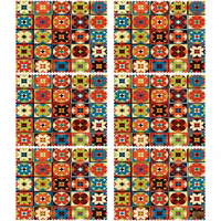 زیر بشقابی مستطیلی پارچه مخمل سایز 35 در 40 مدل U3-554 شرکت رنس