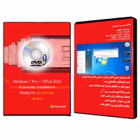 دیسک DVD حاوی ویندوز 7 با آفیس 2010