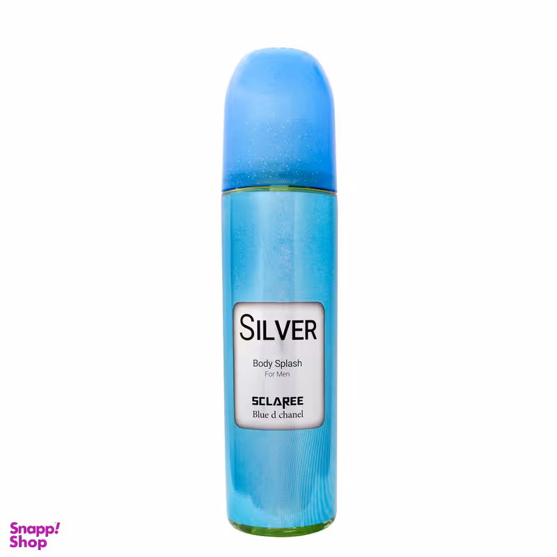 بادی اسپلش مردانه اسکلاره مدل Silver حجم 230 میلی لیتر