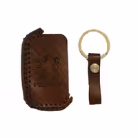 جا ریموتی و جا سوئیچی طرح پژو (چرم طبیعی و دست دوز)