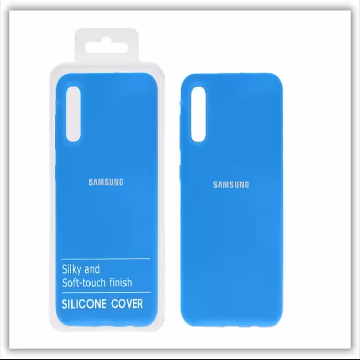 قاب سیلیکونی اورجینال درجه یک Samsung A30S - A50 -A50S آبی