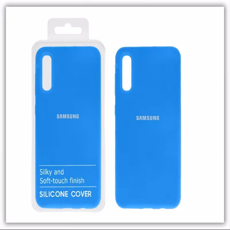 قاب سیلیکونی اورجینال درجه یک Samsung A30S - A50 -A50S آبی