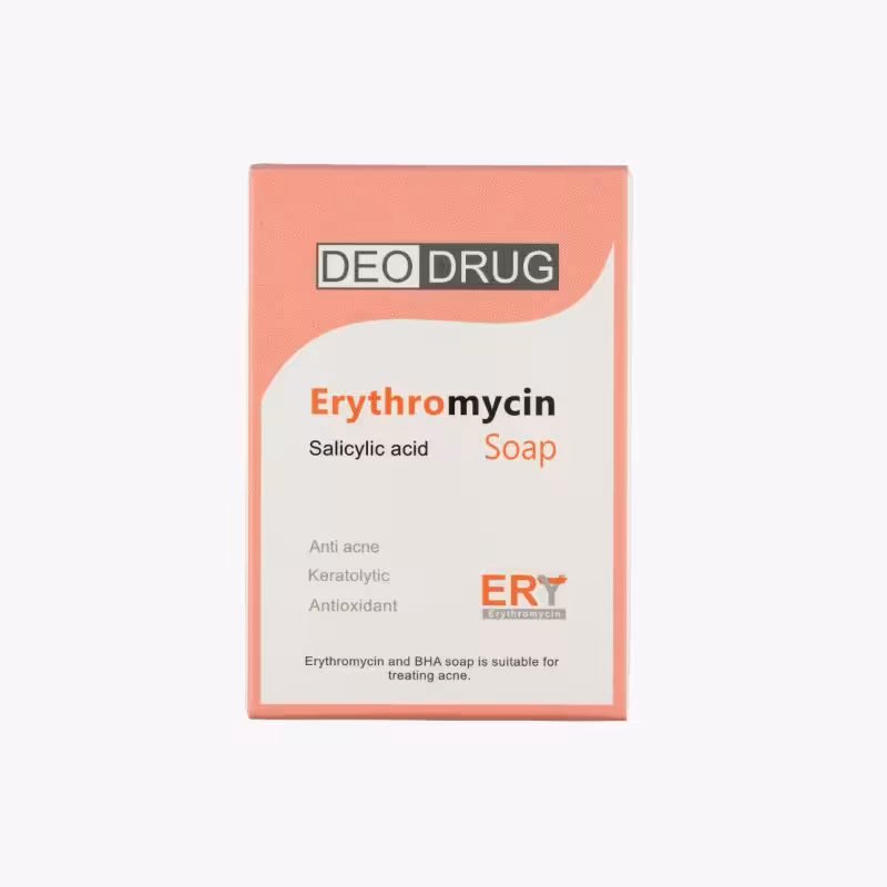 صابون اریترومایسین دئودراگ