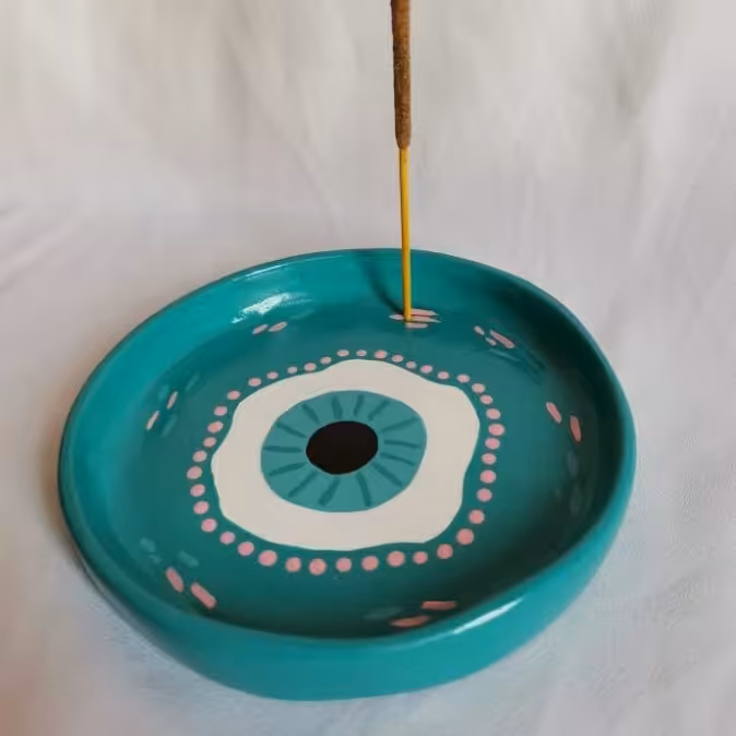 جا عودی طرح چشم نظر سرامیکی دکوراتیو