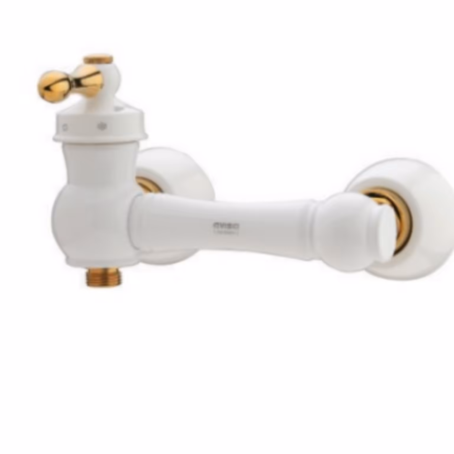 شیر توالت آویسا مدل آدریانا سفید طلا با ارسال رایگان