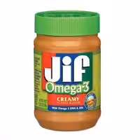 کره بادام زمینی جیف امگا سه 454 گرمی