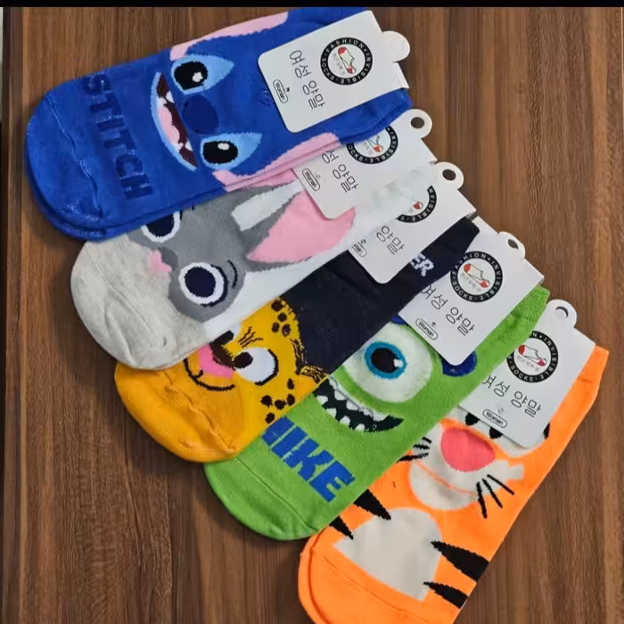 جوراب اسپرت کارتونی مناسب دختر و پسر