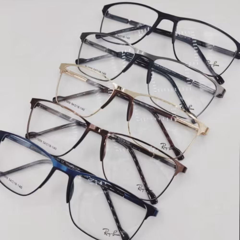 فریم عینک طبی فلزی مارک RAY-BAN، زنانه و مردانه اسپرت جنس آلومینیوم مدل 1