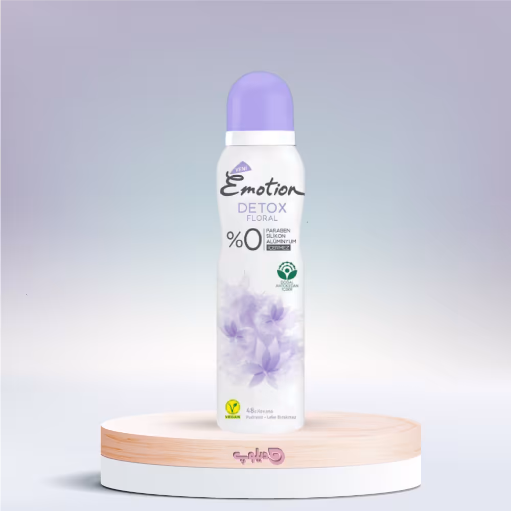 اسپری خوشبو کننده بدن زنانه ایموشن مدل Detox Floral