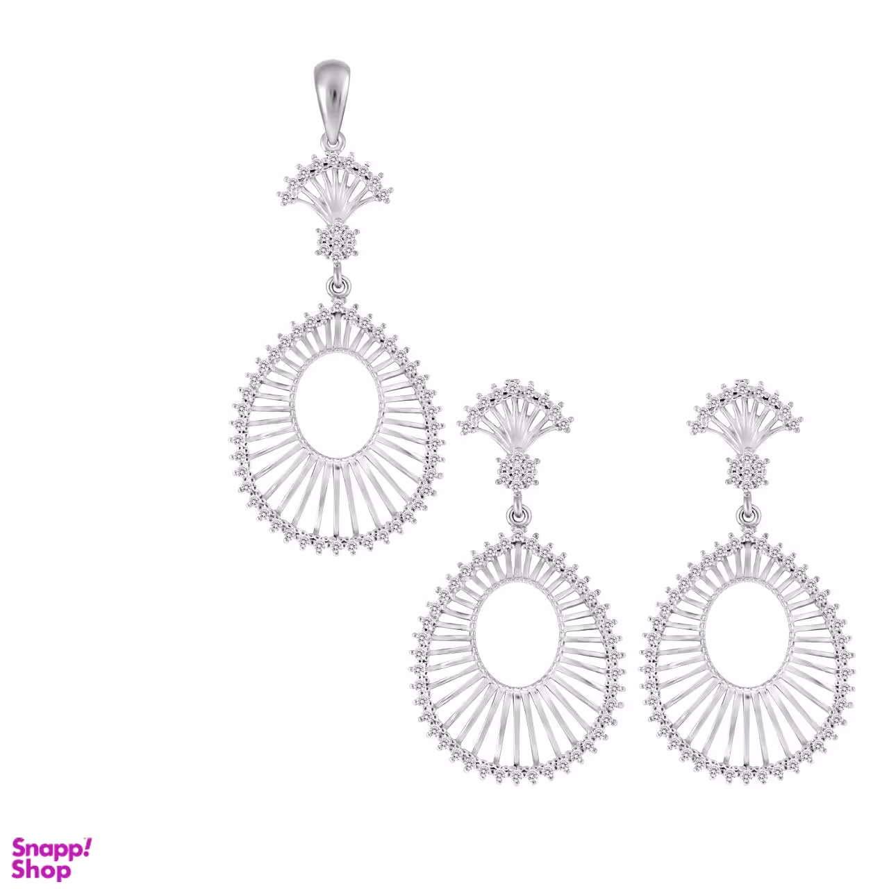 نیم ست نقره اقلیمه کد NN342