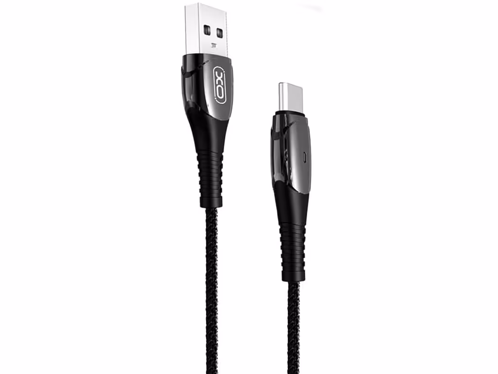 کابل شارژ سریع یواس‌بی به تایپ‌سی به طول یک متر ایکس‌او XO Smart Chipset Auto Power-off USB Cable for type-c NB145
