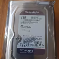 هارد یک ترا بایت بنفش وسترن دیجیتال با گارانتی دو ساله