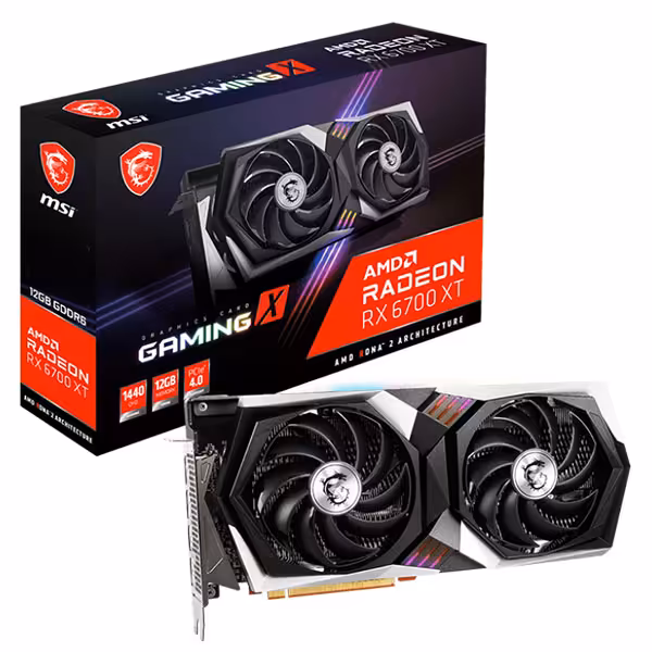 کارت گرافیک ام اس آی مدل Radeon RX 6700 XT GAMING X 12G - پردیس پازار