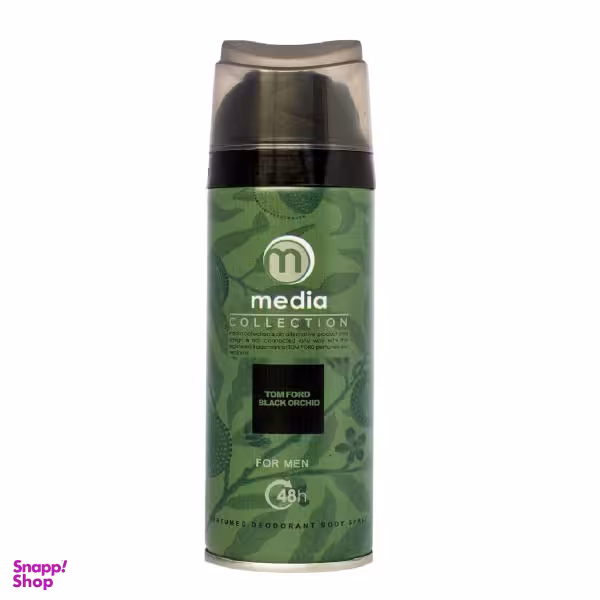اسپری خوشبو کننده بدن مردانه مدیا مدل Tomford Black Orchid حجم 200 میلی لیتر