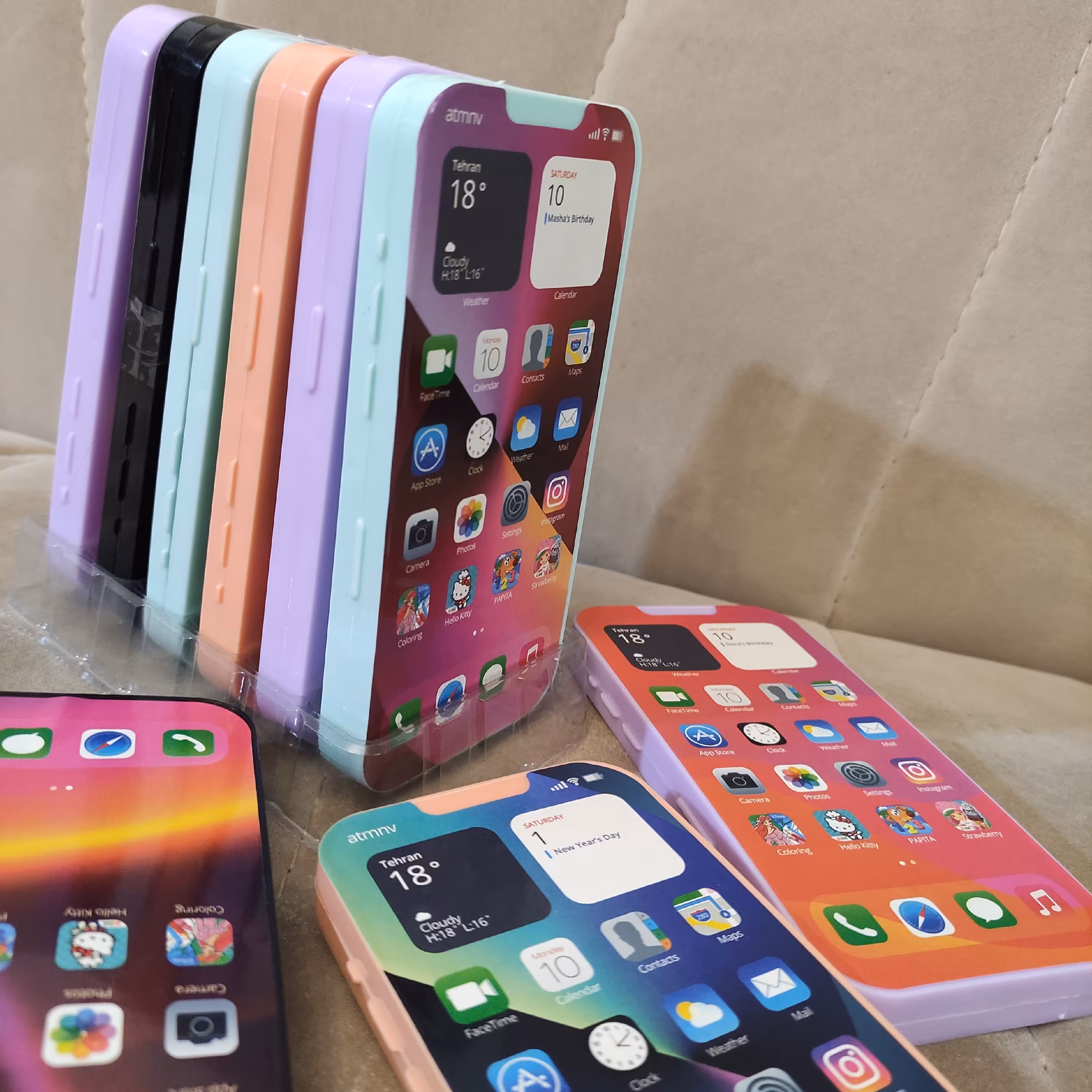 دراژه آیفون دارای اسمارتیز مجموعه 12عددی