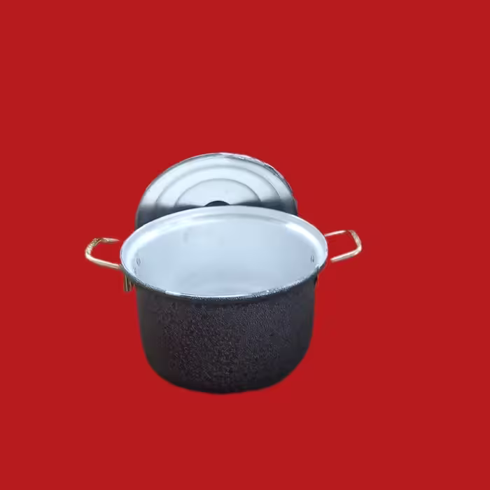 قابلمه روحی دسته طلایی رنگ کوره ای سه نفره