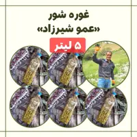 5 لیتر غوره شور  عمو شیرزاد