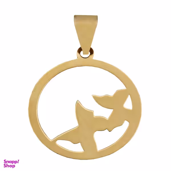 آویز گردنبند طلا 18 عیار زنانه شمیم گلد گالری طرح پروانه کد 463A2595