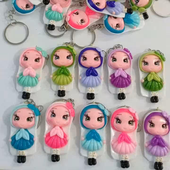 جاکلیدی دختر چادرسفید رنگی