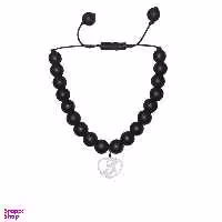 دستبند نقره هایکا طرح قلب و حرف Y مدل n.ha 766