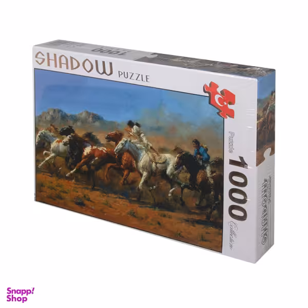 پازل 1000 تکه شادو مدل حمله اسب ها Horse attack