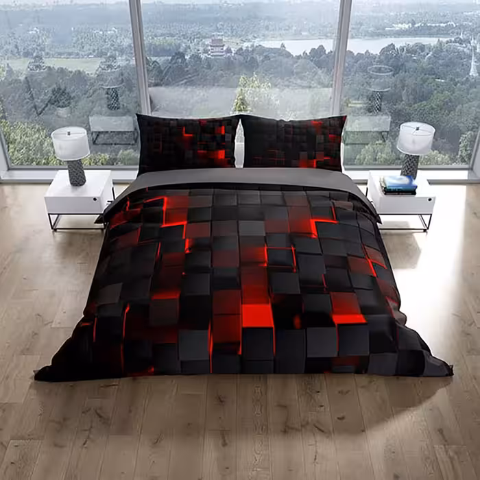 سرویس خواب کد A012 یکنفره 4 تیکه میکرو(چاپ دیجیتال)