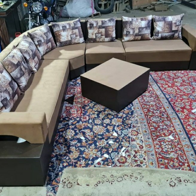 مبل ال دسته دوبل
